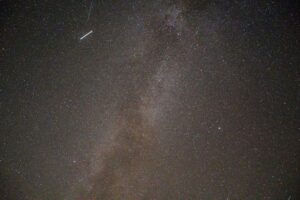 Dark galaxy and stars representing the Star Wars universe setting