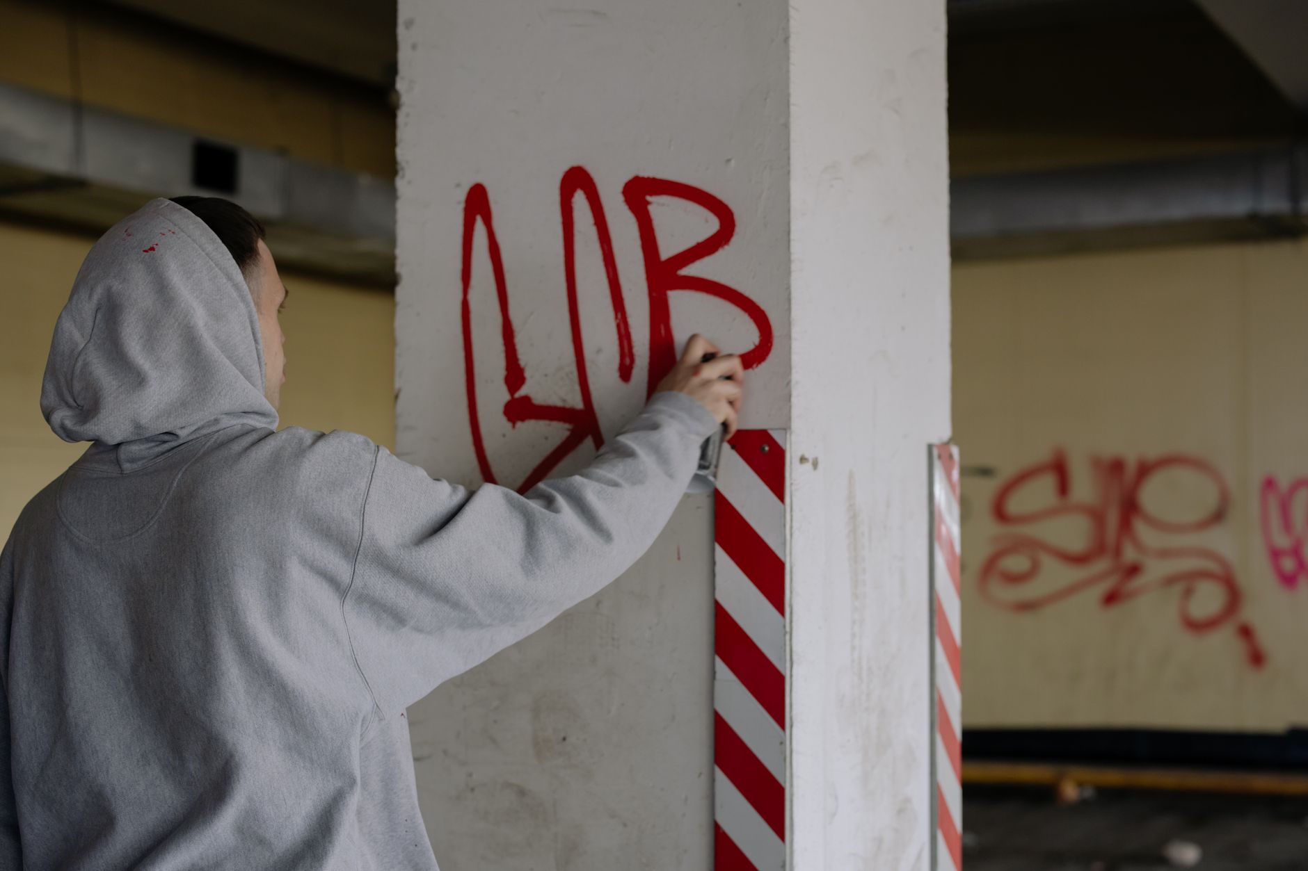 Colorful graffiti art on an urban wall representing street culture and style