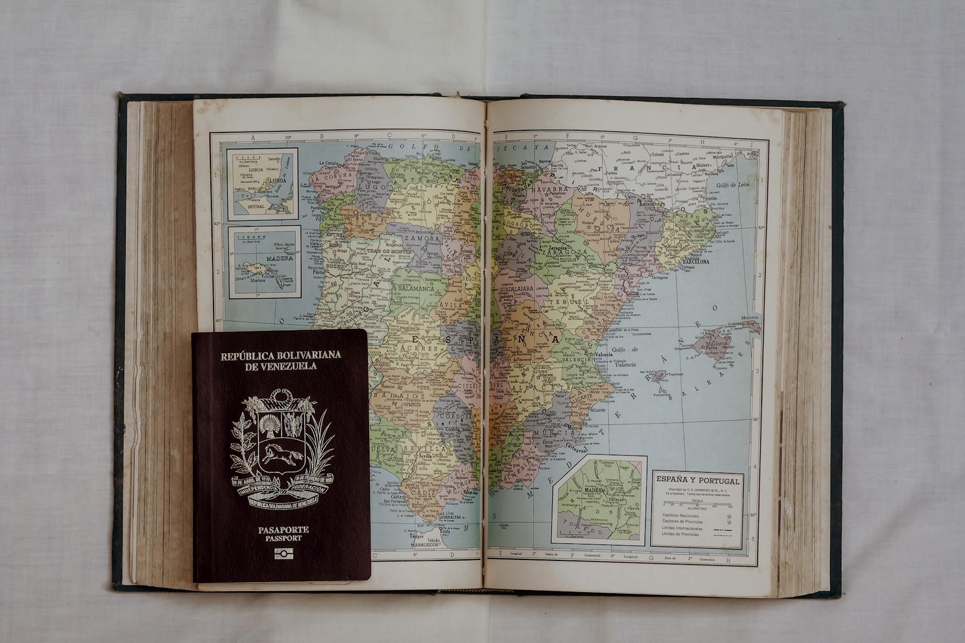 Illustrated game map spread across a screen, representing open-world game design