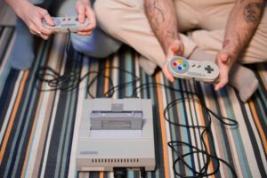 Square Enix’s Dragon Quest III HD-2D Buzz Is Cooling XI Replays A retro gaming console setup evoking classic JRPG nostalgia