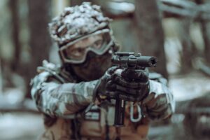 Dense jungle environment evoking stealth gameplay settings similar to Metal Gear Solid 3