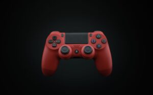 A gaming controller resting on a dark surface, representing the anticipation of upcoming game releases